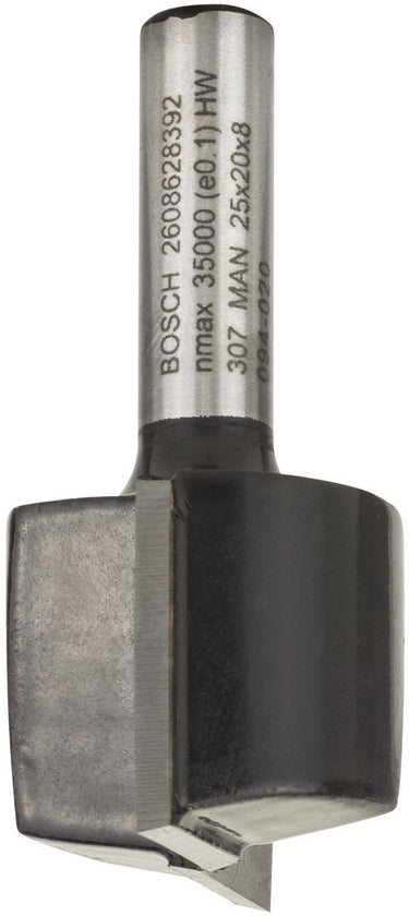 Bosch - vingerfrezen 8 mm, d1 25 mm, l 20 mm, g 51 mm