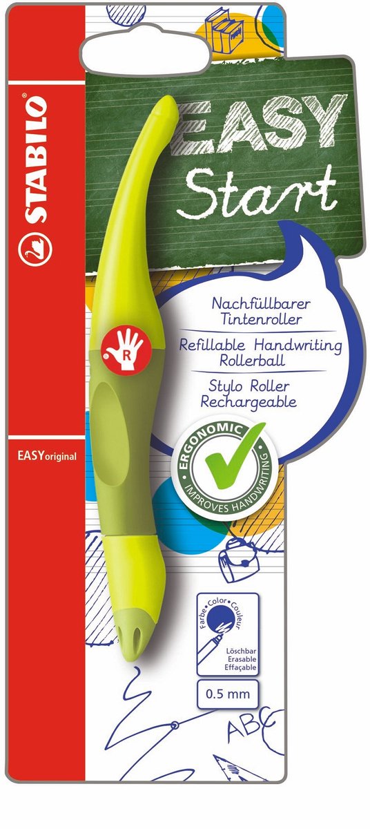 Load image into Gallery viewer, Stabilo easyoriginal - ergonomische rollerball - rechtshandig - lime
