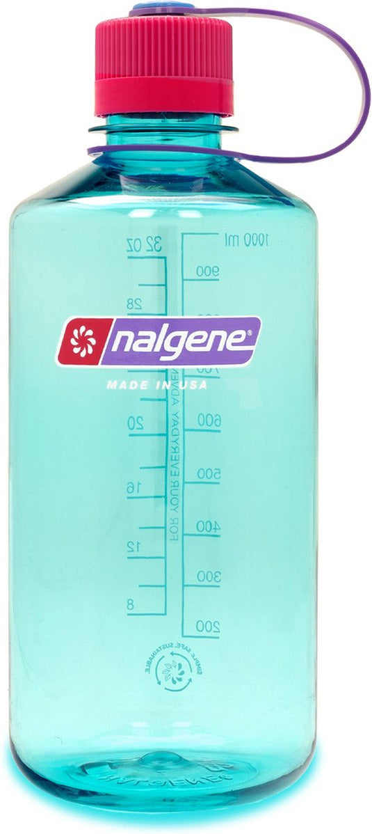 Nalgene - narrow mouth bottle - drinkfles - waterfles - lekvrij - 1000ml - bpa free - sustain - surfer