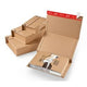 Verzendverpakking universeel a5+ 165x249x60mm 98gr bruin