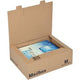 Vouwdoos mailbox m 336x251x110mm 168g bruin