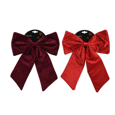 Decoris strik rood bordeaux 30x35cm 2 assorti