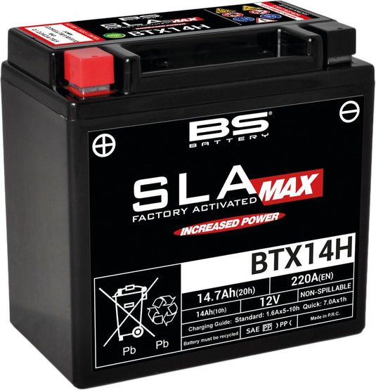 Bs-battery batterij btx14h battery btx14h bs sla-max