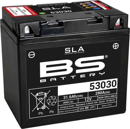 Bs-battery batterij 53030 battery 53030 bs sla