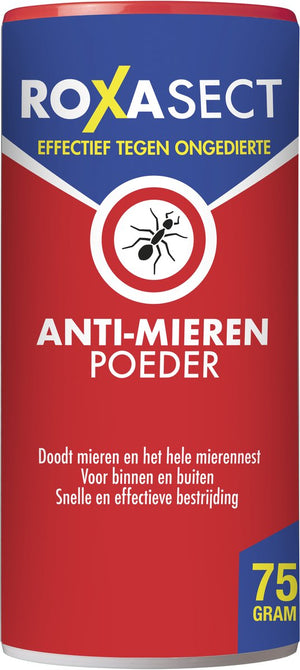 Roxasect anti mierenpoeder - gif voor ongedierten - mieren bestrijden - mieren gif - 75 gram