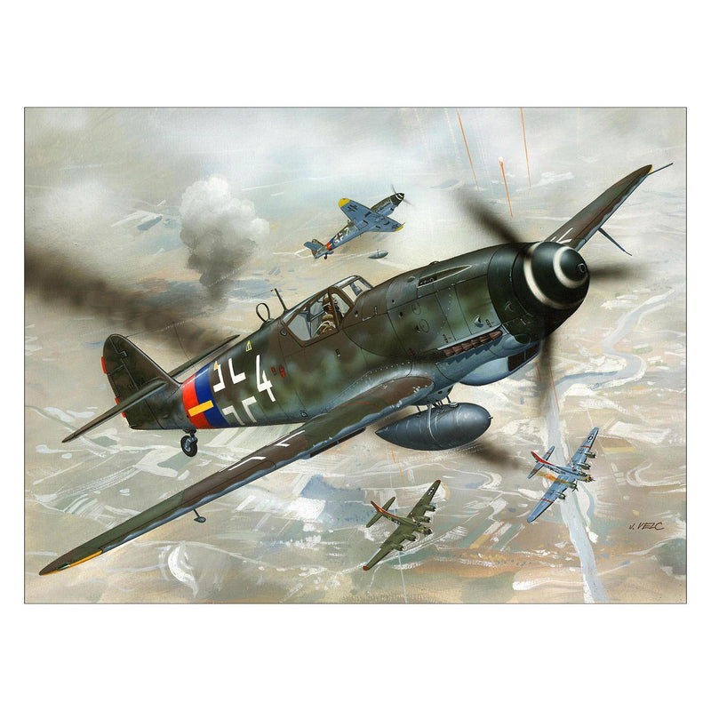 Load image into Gallery viewer, Revell modelbouwpakket militaire voertuigen - 04160 messerschmitt bf 109 g-10 plastic - 1:72 - modelbouw
