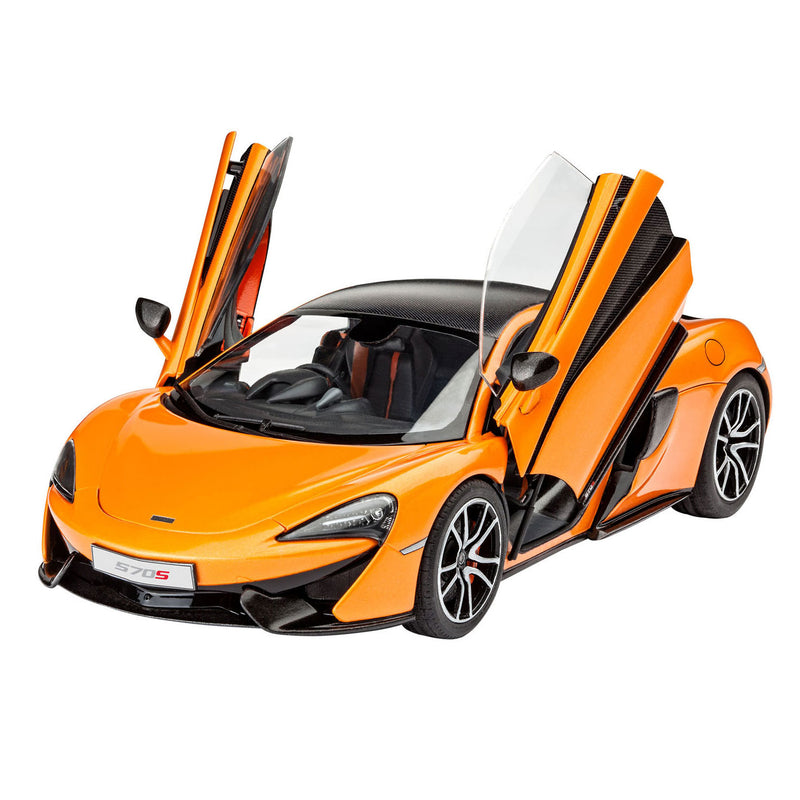 Load image into Gallery viewer, Revell modelbouwpakket auto - 07051 mclaren 570s - britse sportauto plastic - 1:24 - modelbouw
