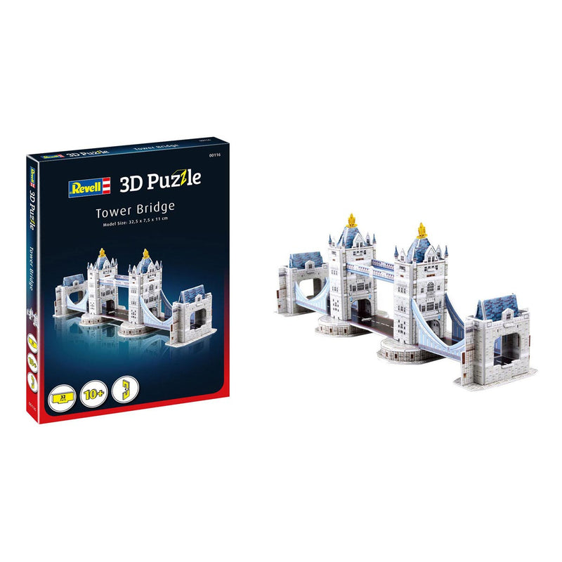 Load image into Gallery viewer, Revell 3d puzzel bouwpakket - tower bridge 32st.
