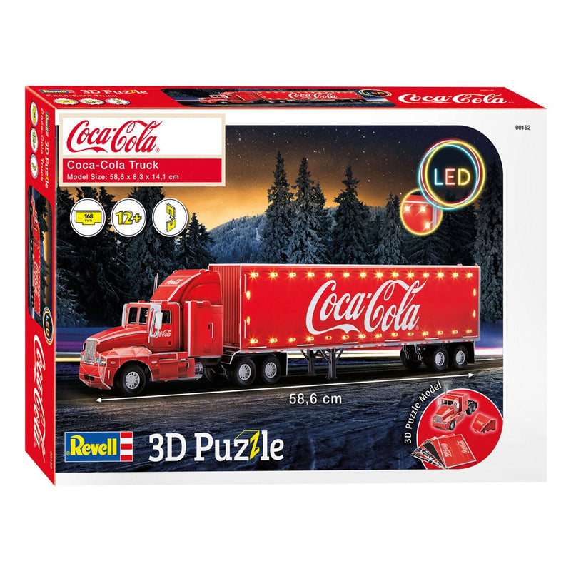 Load image into Gallery viewer, Revell 3D Puzzel Bouwpakket Coca-Cola Truck LED Edition
