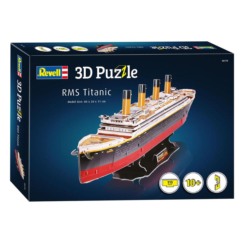 Load image into Gallery viewer, Revell 3d puzzel bouwpakket - rms titanic 113st.
