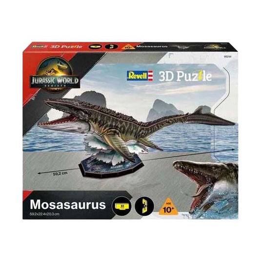 Revell 3d puzzel bouwpakket jurassic world - mosasaurus - 83dlg.