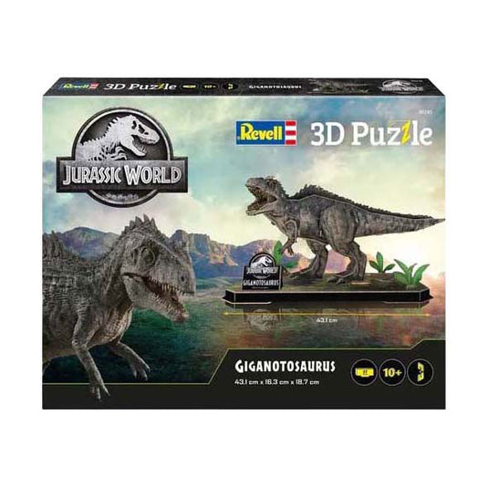 Revell 3d puzzel bouwpakket jurassic world - giganotosaurus - 60dlg.