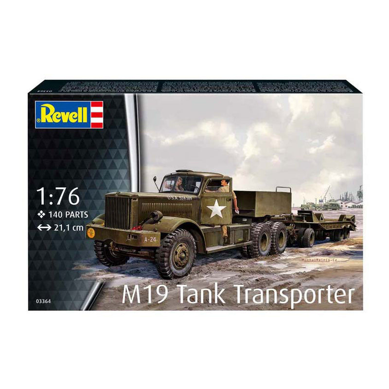 Load image into Gallery viewer, Revell modelbouwpakket - m19 tank transporter 1:76 - 140dlg.
