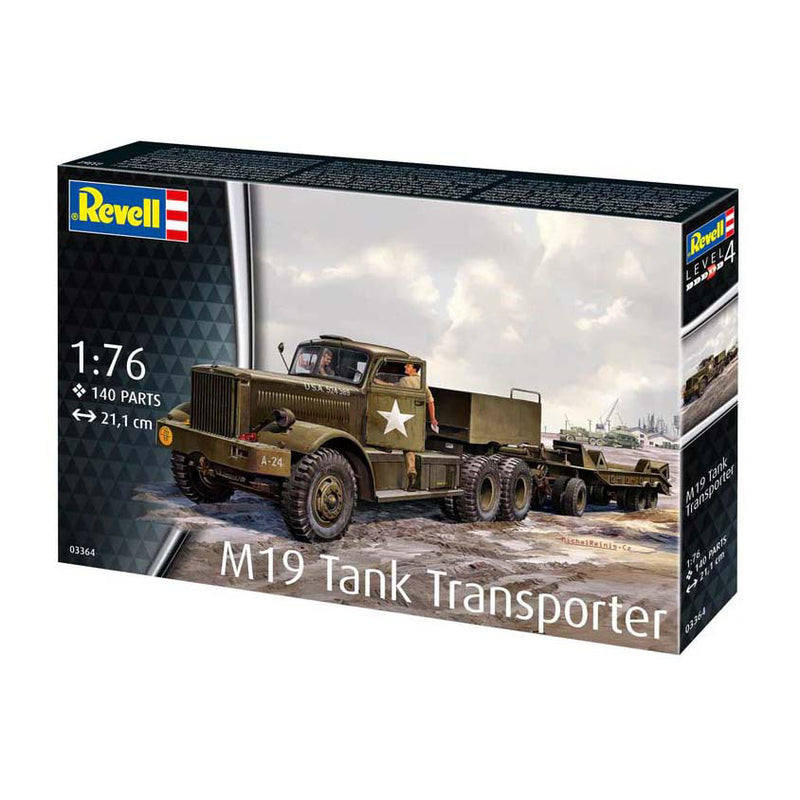 Load image into Gallery viewer, Revell modelbouwpakket - m19 tank transporter 1:76 - 140dlg.
