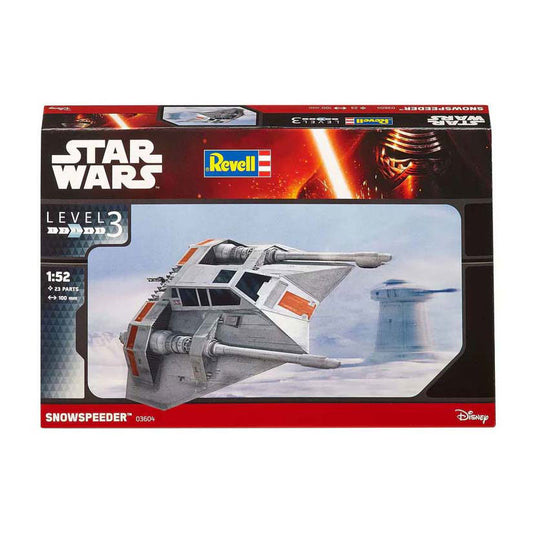Revell modelbouwpakket - ruimtevaart - star wars snowspeeder 1:52 - 23dlg.