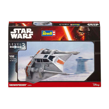Revell modelbouwpakket ruimtevaart - 03604 star wars snowspeeder plastic - 1:52 - modelbouw