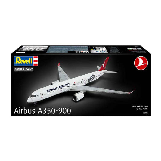 Revell modelbouwpakket - airbus a350-900 turkish airlines 1:144 - 120dlg.