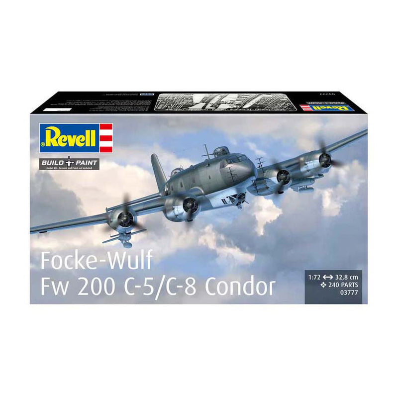 Load image into Gallery viewer, Revell modelbouwpakket - focke-wulf fw 200 c-5 c-8 condor 1:72 - 240dlg.
