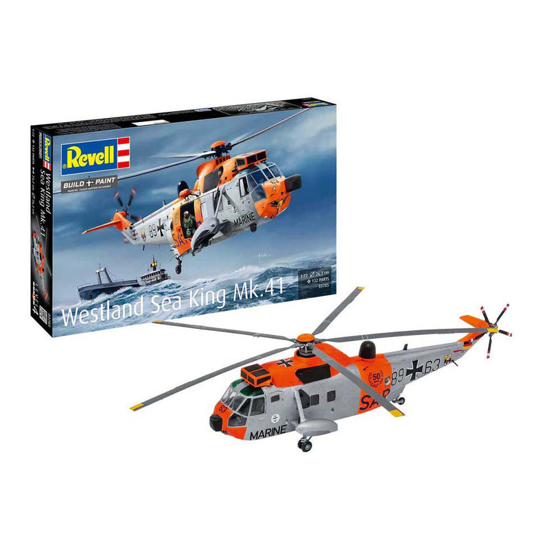 Load image into Gallery viewer, Revell modelbouwpakket - westland sea king mk. 41 1:72 - 132dlg.
