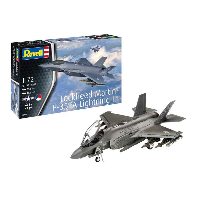 Load image into Gallery viewer, Revell modelbouwpakket - lockheed martin f35 a lightning ii 1:72 - 143dlg.
