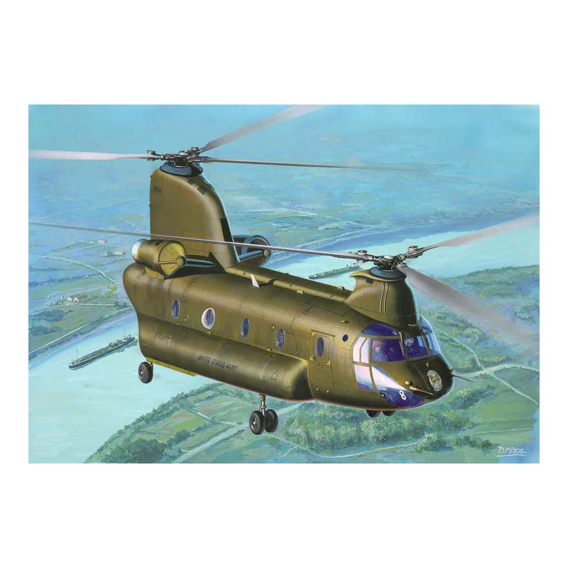 Load image into Gallery viewer, Revell modelbouwpakket militaire voertuigen - 03825 ch-47d chinook heli plastic - 1:144 - modelbouw
