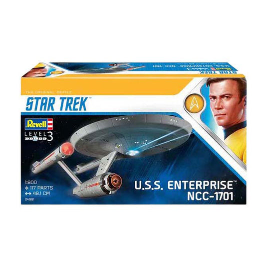 Revell modelbouwpakket - u.s.s. enterprise ncc-1701 1:600 - 117dlg.