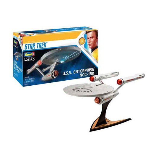 Revell modelbouwpakket - u.s.s. enterprise ncc-1701 1:600 - 117dlg.