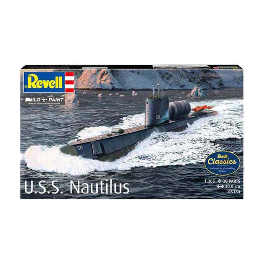 Revell modelbouwpakket - u.s.s. nautilus 1:305 - 30dlg.
