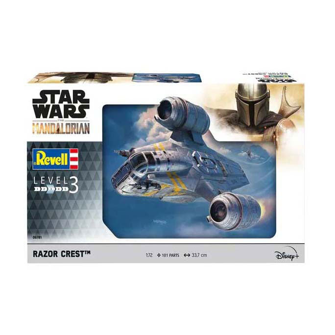 Load image into Gallery viewer, Revell modelbouwpakket star wars - razor crest the mandalorian 1:72 - 101dlg.
