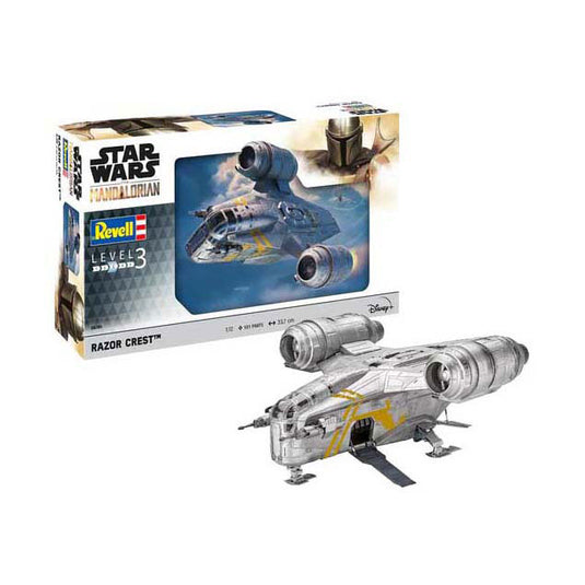 Revell modelbouwpakket star wars - razor crest the mandalorian 1:72 - 101dlg.