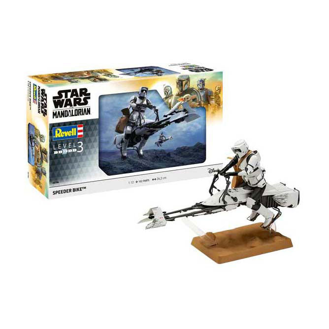 Load image into Gallery viewer, Revell modelbouwpakket star wars - speeder bike the mandalorian 1:12 - 102dlg.
