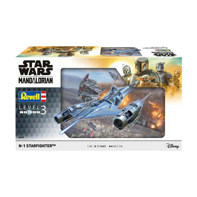 Load image into Gallery viewer, Revell modelbouwpakket star wars - n1 starfighter the mandalorian 1:24 - 77dlg.
