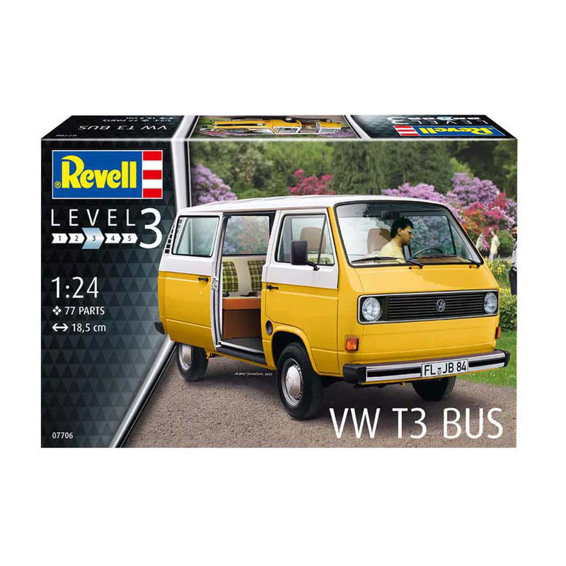 Load image into Gallery viewer, Revell modelbouwpakket - vw t3 bus 1:25 - 77dlg.
