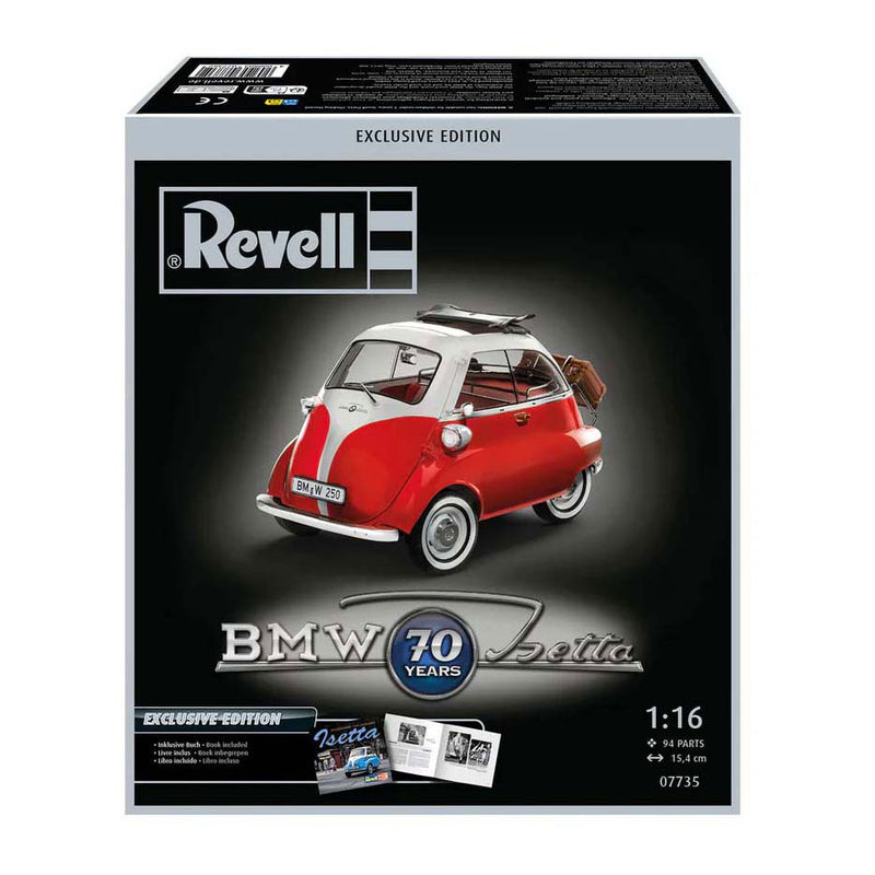 Load image into Gallery viewer, Revell modelbouwpakket - bmw isetta 250 - 70 years of the isetta 1:16 - 94dlg.
