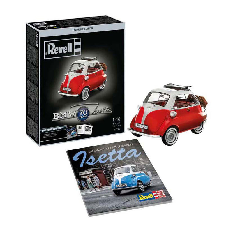 Load image into Gallery viewer, Revell modelbouwpakket - bmw isetta 250 - 70 years of the isetta 1:16 - 94dlg.
