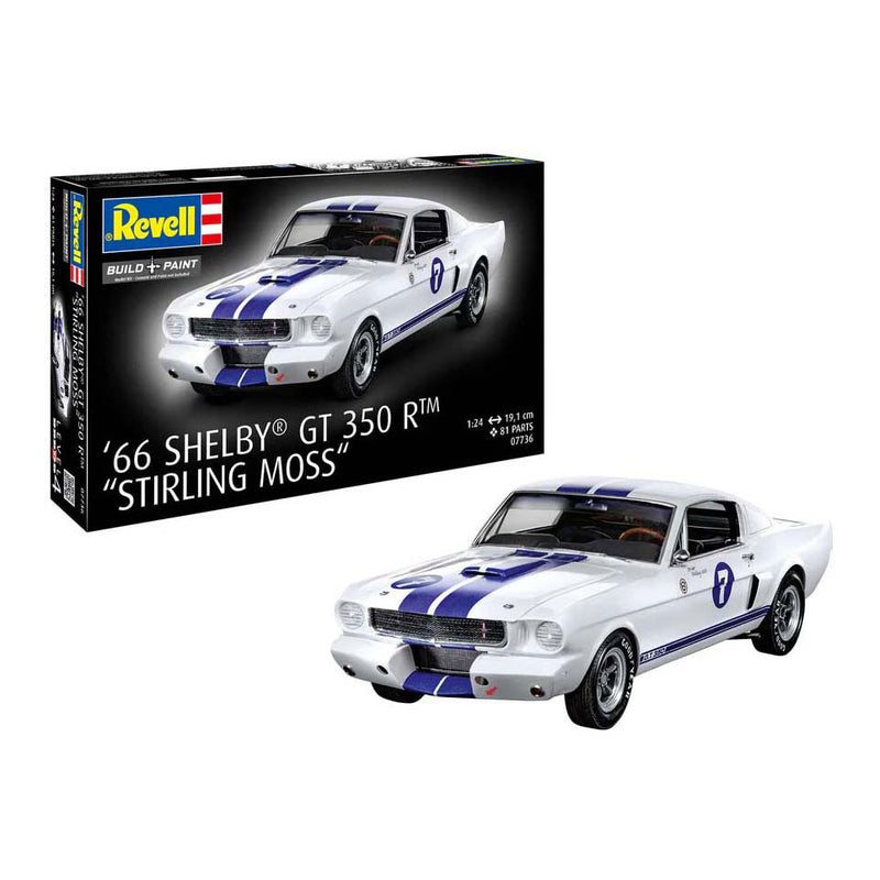 Load image into Gallery viewer, Revell modelbouwpakket - 1966 shelby gt 350 r stirling moss 1:24 - 81dlg.
