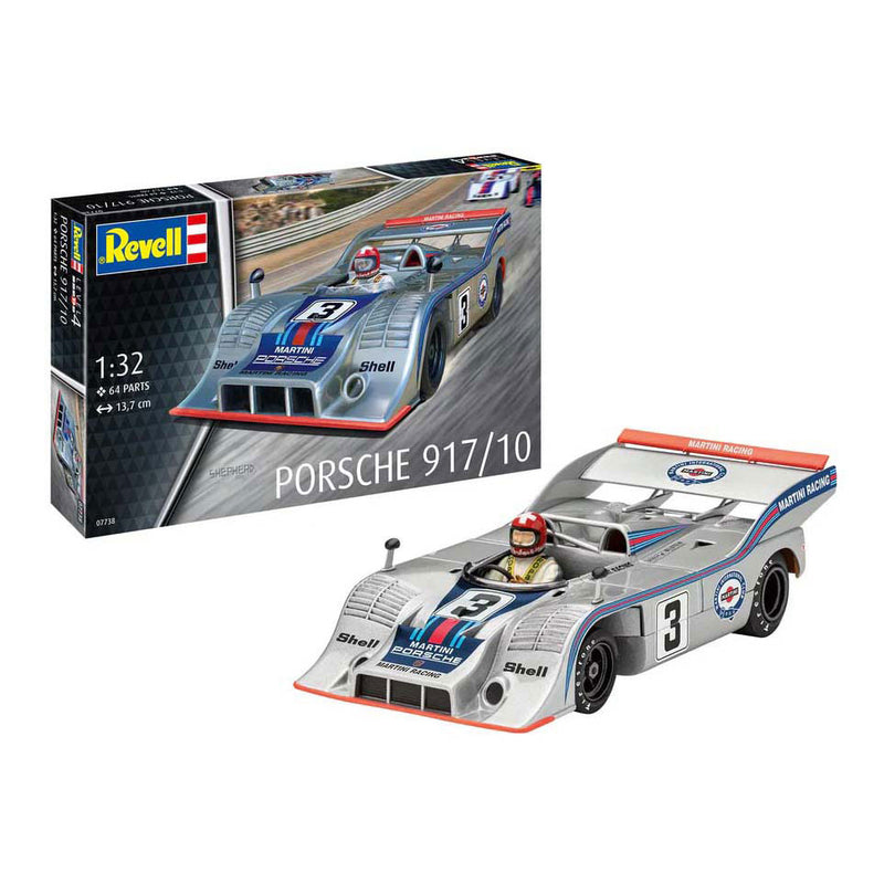 Load image into Gallery viewer, Revell modelbouwpakket auto - 07738 porsche 917 10 - duitse rauto plastic - 1:32 - modelbouw
