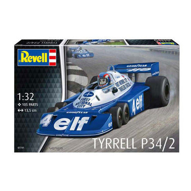 Revell modelbouwpakket militaire voertuigen - 07741 tyrrell p34 2 - 6 wieler - formule 1 auto plastic - 1:32 - modelbouw