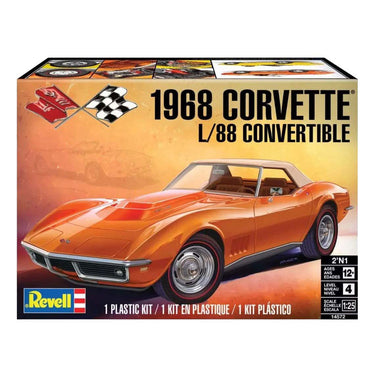 Revell modelbouwpakket - '68 corvette l-88 roadster 1:24