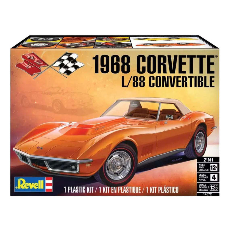Load image into Gallery viewer, Revell modelbouwpakket - '68 corvette l-88 roadster 1:24
