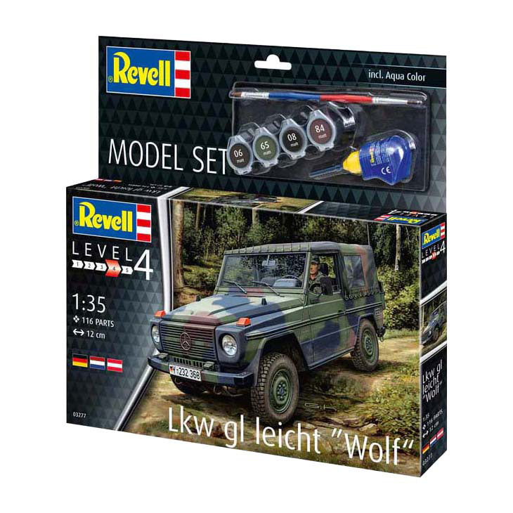Load image into Gallery viewer, Revell modelbouwpakket - lkw gl leicht wolf 1:35 - 116dlg.
