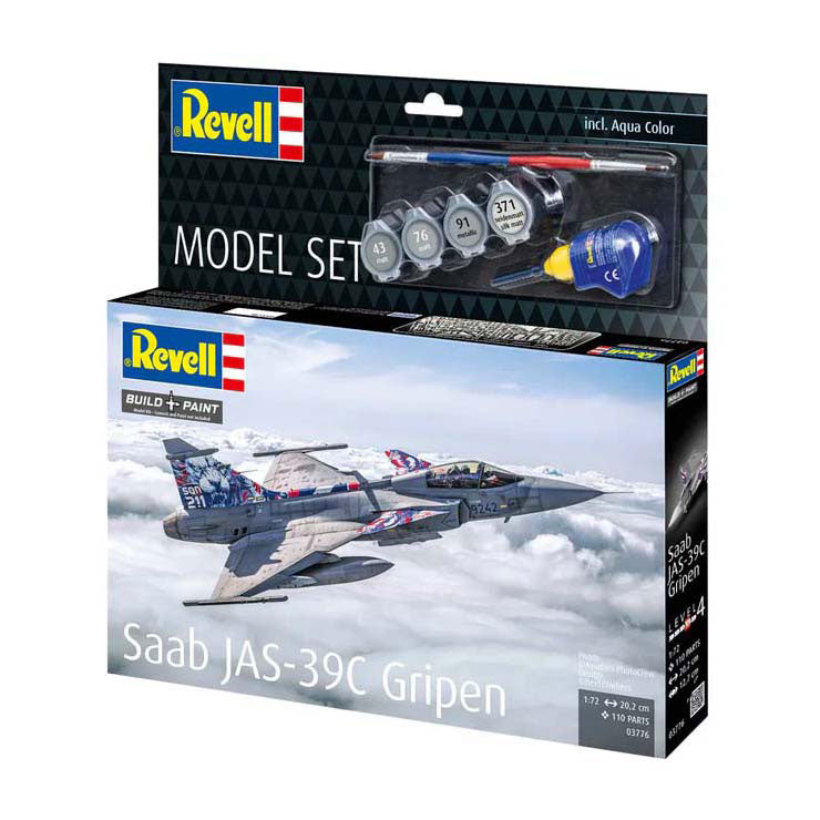 Load image into Gallery viewer, Revell modelbouwpakket - saab jas-39c gripen 1:72 - 110dlg.
