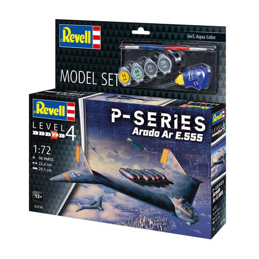 Revell modelbouwpakket - p-series - ar555 1:72 - 98dlg. - incl. basiskleuren verf