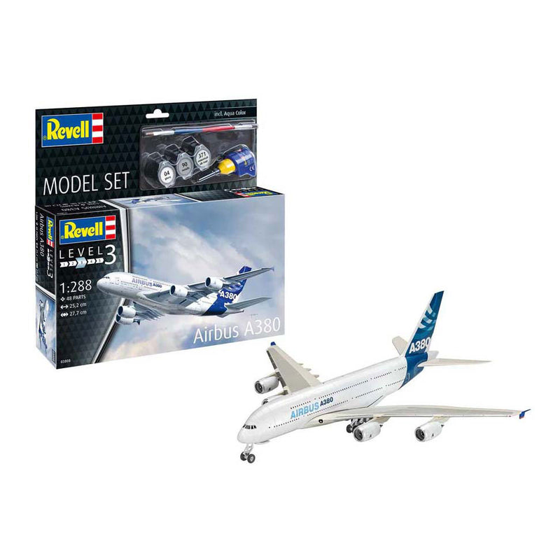 Load image into Gallery viewer, Revell modelbouwpakket - airbus a380 1:288 - 48dlg. - incl. basiskleuren verf
