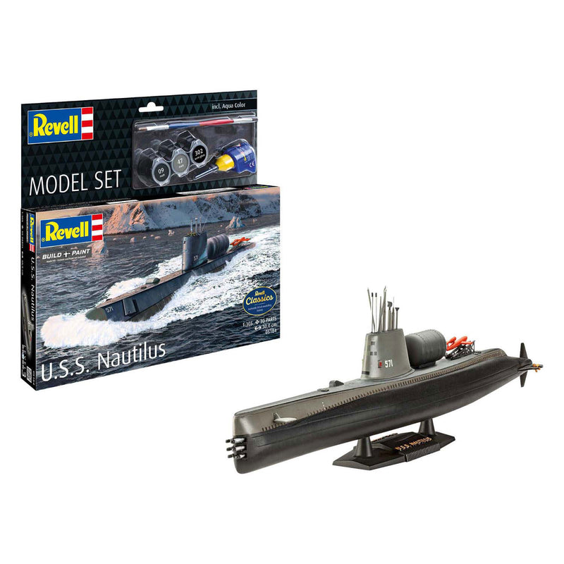 Load image into Gallery viewer, Revell modelbouwpakket - u.s.s. nautilus 1:305 - 30dlg.
