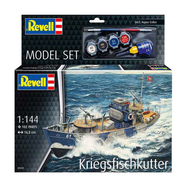 Load image into Gallery viewer, Revell modelbouwpakket - kfk (kriegsfischkutter) 1:144 - 102dlg.
