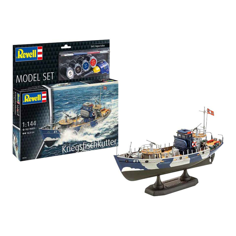 Load image into Gallery viewer, Revell modelbouwpakket - kfk (kriegsfischkutter) 1:144 - 102dlg.
