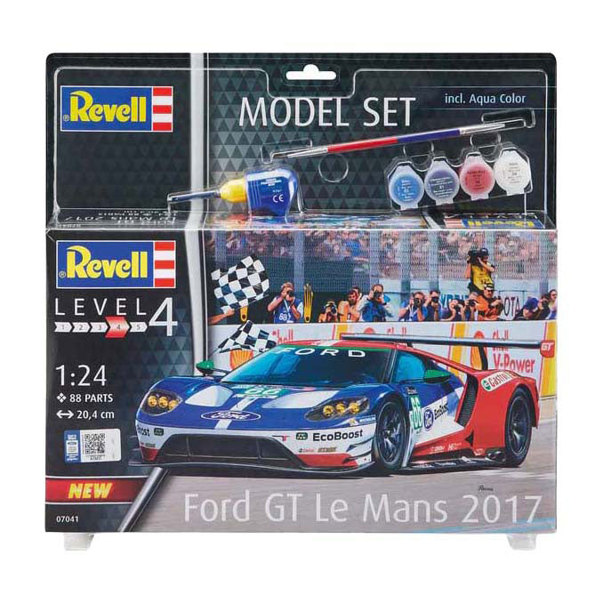 Load image into Gallery viewer, Revell modelbouwpakket - ford gt le mans 1:24 - 88dlg. - incl. basiskleuren verf
