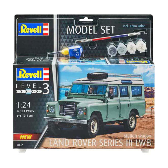 Load image into Gallery viewer, Revell modelbouwpakket auto - 67047 land rover series iii lwb station wagon - britse klassieke auto - model set plastic - 1:24 - modelbouw
