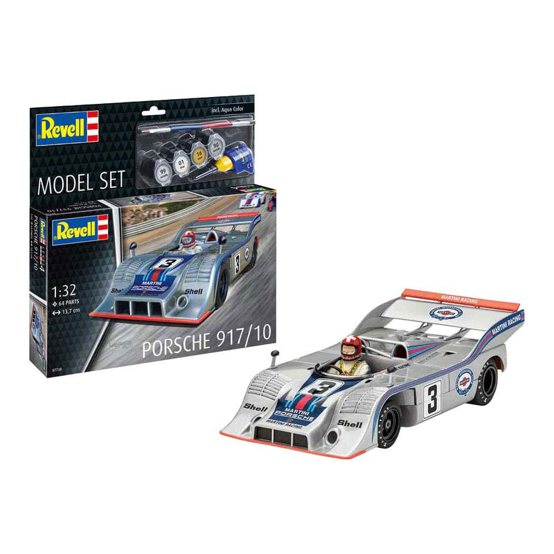 Load image into Gallery viewer, Revell modelbouwpakket - porsche 917 1:32 - 64dlg - incl. aqua color basiskleuren verf
